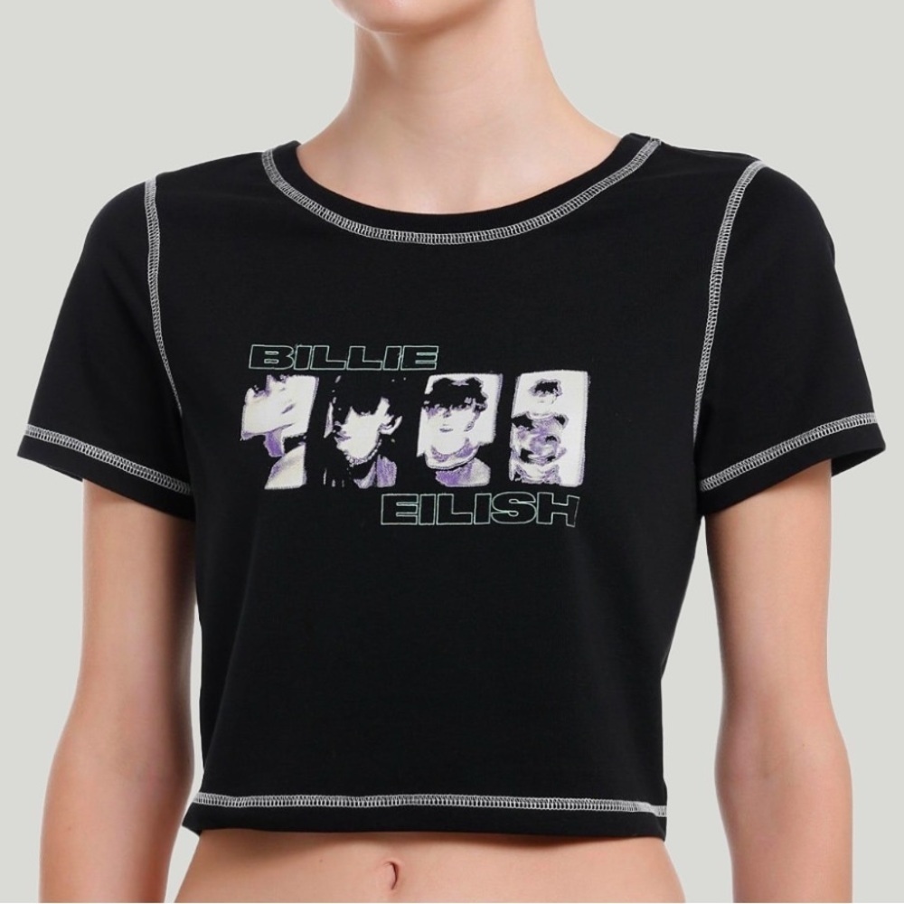 Billie Eilish Blurry Faces Baby T-Shirt